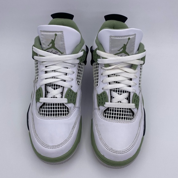 Nike Jordan 4 Retro Seafoam Women's Sneakers Shoes    -    Size:  7.5 - Picture 5 of 14